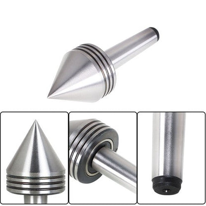 MT2 Rotary Live Center Shaft Morse Taper Heavy Duty Bearing Lathe Turning New