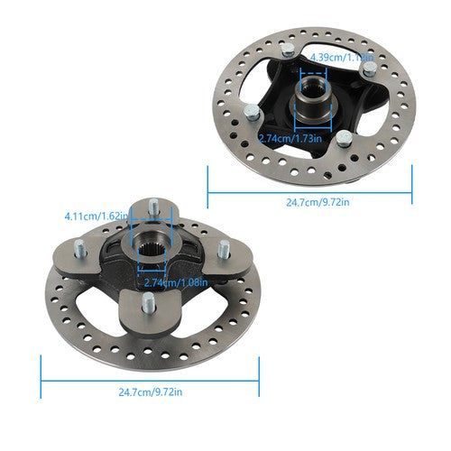 For Polaris Front/Rear Wheel Hub Rotor Studs 2014-2017 RZR XP 1000