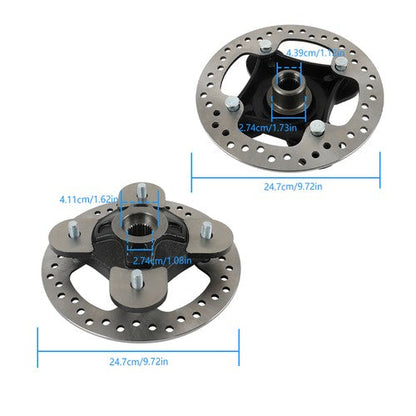 For Polaris Front/Rear Wheel Hub Rotor Studs 2014-2017 RZR XP 1000