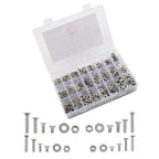 720pcs Nuts And Bolts Assortment Kit Machine Screws #6-32 #8-32 #10-24 #1/4-20