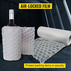 984' x16" Air Cushion Machine Film Small Bubble Pillow Packaging Padding 4 Rolls