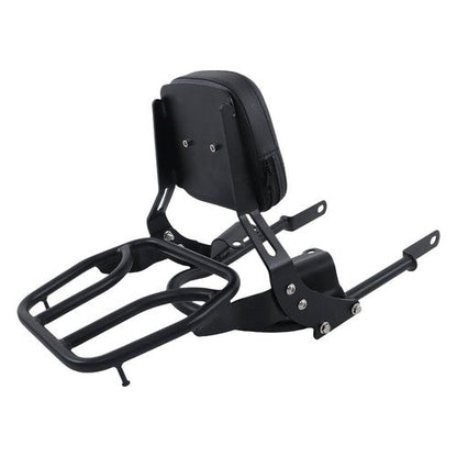 For Bonneville T100 T120/Black 2016-2024 Backrest Sissy Bar w/ Luggage Rack USA