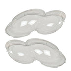 1 Pair Clear Front Headlight Lens Cover for Mercedes Benz W230 2003 2008