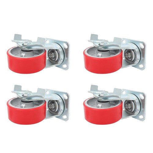 5"X 2" Heavy Duty Casters -Polyurethane Caster with Capacity up to 3200 LBS