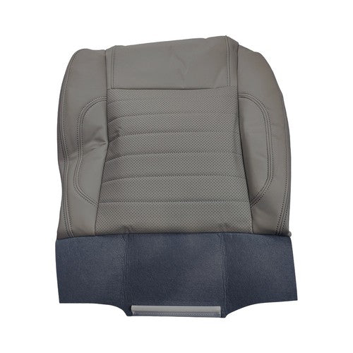 Left Driver Bottom Leather Seat Cover Gray for 2010 2014 for Ford Mustang GT