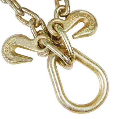 FIT For G70 5/16" V-Chain Bridle w/ 15" Large J Hooks,J-Hook w/ Grab Hooks 3' US