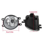 Headlights Black Fog Lights+Switch Kit For 10-11 Toyota Camry SE Left+Right Side