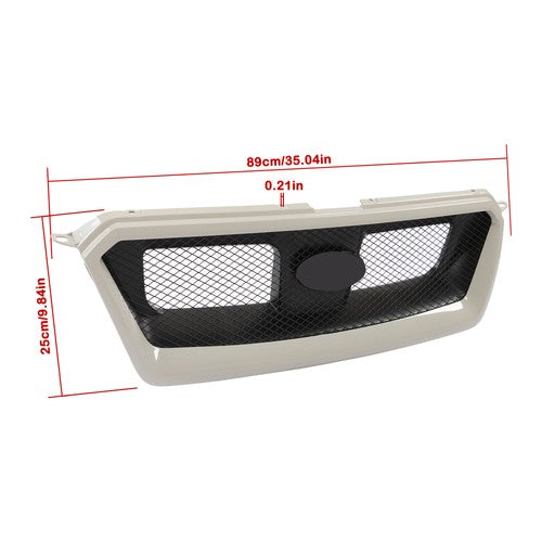 Satin White Pearl Front Upper Sport Grill For Subaru Impreza/Crosstrek 12-14 New