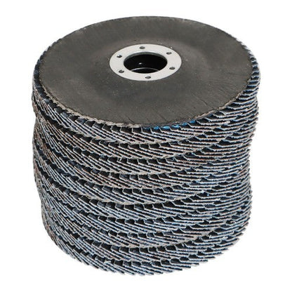 100 Pieces Premium Zirconia Flap Disc Sanding Grinding 4-1/2" X7/8" 40 Grit