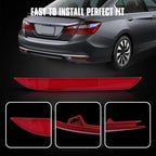 Fit 2016-2017 Honda Accord Sedan Rear Bumper Trim Molding & Reflector Tail Light