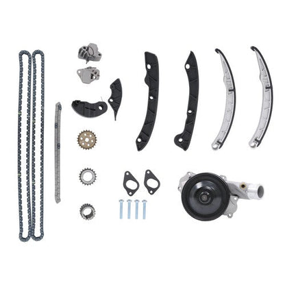 For Jaguar Land Rover XF XJ F-Type Timing Chain Kit Water Pump LR087162 C2Z20573