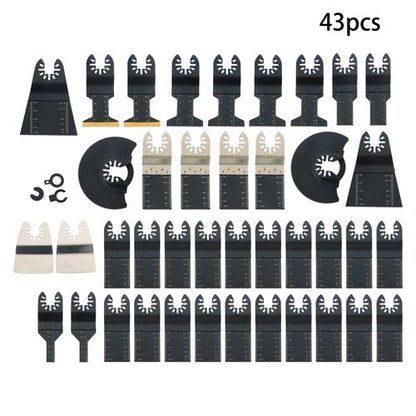 43 PCS Oscillating Saw Blades Multitool Kit for Wood/Metal/Plastics Cutting