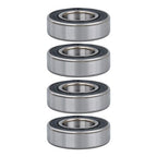 1641-2RS Ball Bearing 1" x 2" x 9/16 Rubber Sealed (Qty 4)