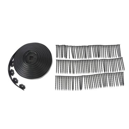 L-shaped Landscape Edging Border Kit 100' No-Dig Garden 1.5" Edge Lawn Border