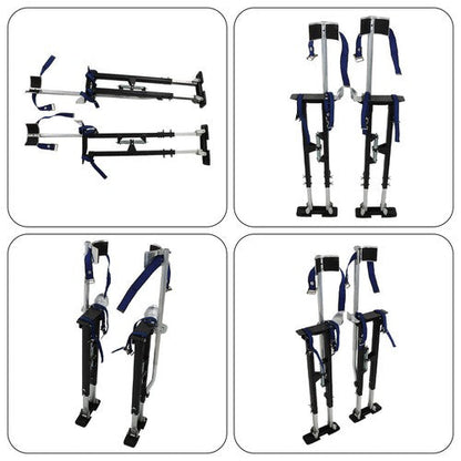 Drywall Stilts 36" - 48" Adjustable Aluminum Alloy For Painting Electrical Stilt