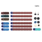 136 Pack Sanding Discs Set 2 inch Quick Change Discs with 1/4 inch Holder