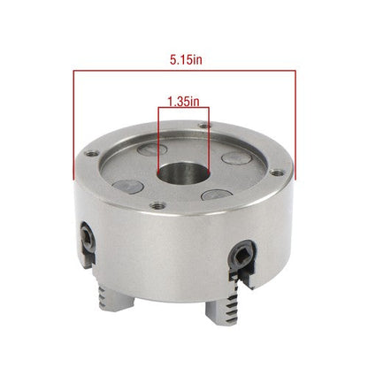Reversible Jaw 5" 4-Jaw Lathe Chuck K72-125 - Independent Wood Turning