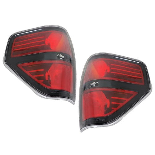 Left&Right Red Rear Tail Lights Brake Lamps For Ford F-150 Pickup Truck 2009-14
