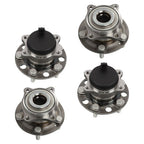 4pc Front Rear Wheel Bearing & Hub Assembly For Hyundai Sonata Tucson Kia Optima