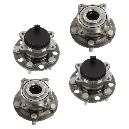4pc Front Rear Wheel Bearing & Hub Assembly For Hyundai Sonata Tucson Kia Optima