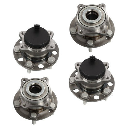 4pc Front Rear Wheel Bearing & Hub Assembly For Hyundai Sonata Tucson Kia Optima