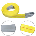 2 Pcs 20' x 2" Lifting Sling Straps 9400lbs Fracture Strength for Hoist, Truck