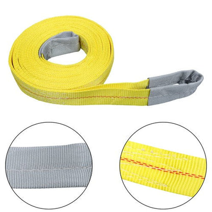 2 Pcs 20' x 2" Lifting Sling Straps 9400lbs Fracture Strength for Hoist, Truck