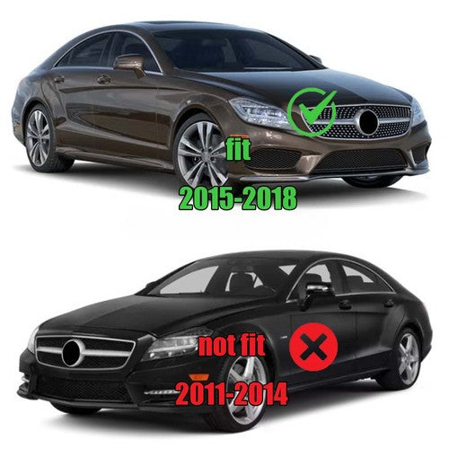 Front Grille Black for 2015 2018 for Mercedes Benz CLS550 CLS500 W218