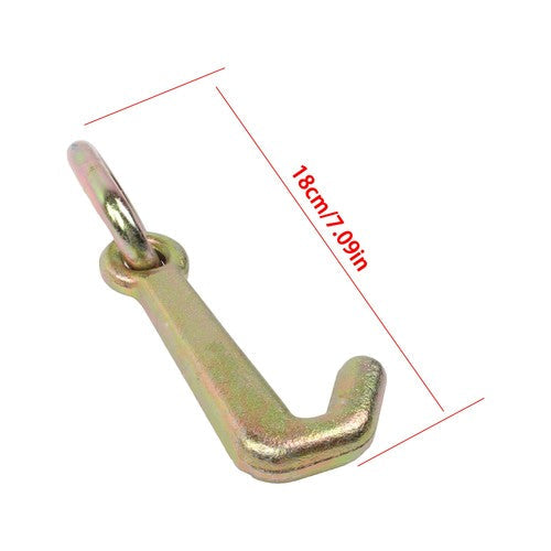 5/16 Inch Mini J Hook G70 5400 lbs Working Load Limit with Link Pack of 2