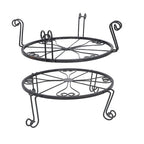 2 Pack Plant Stand For Flower Pot Heavy Duty Flower Pot Round Supports Rack