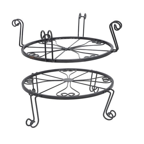 2 Pack Plant Stand For Flower Pot Heavy Duty Flower Pot Round Supports Rack