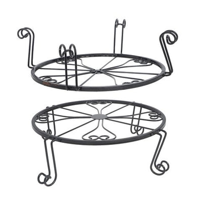 2 Pack Plant Stand For Flower Pot Heavy Duty Flower Pot Round Supports Rack