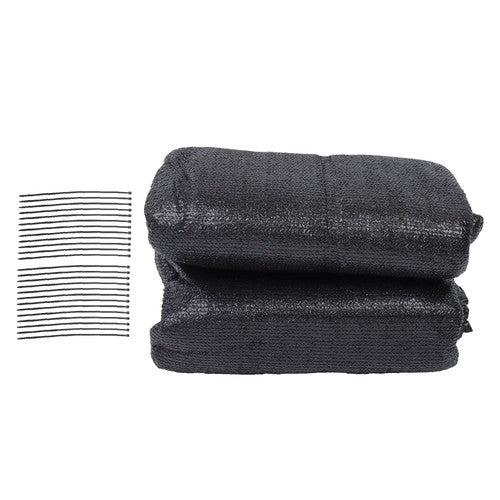 4FT by 25FT Heavy Duty Garden Privacy Fence Barrier Net With Zip Ties