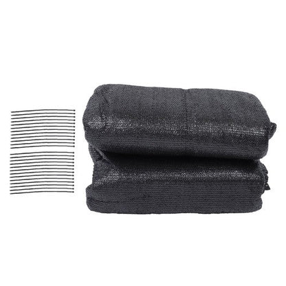 4FT by 25FT Heavy Duty Garden Privacy Fence Barrier Net With Zip Ties