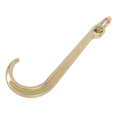 1 x J Hook Grade G70 Towing Hooks 15 Inch Roll Back Clevis 5400 Lbs Load Limit