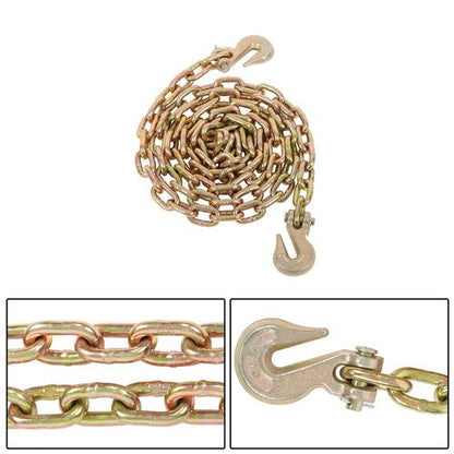 With Clevis HooksTransportation Bundle Chain Steel Gold 4700lbs G70 5/16in×10ft