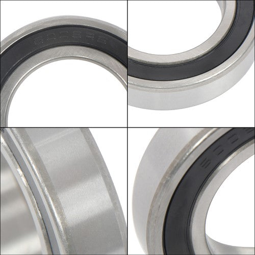 10Pcs 6008-2RS Bearings 40×68×15mm Double Rubber Seals Deep Groove Ball Bearing