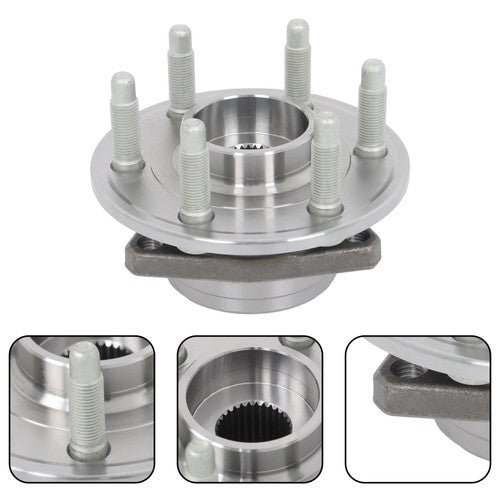 4pc Front Rear Wheel Bearing Hub Kit For Cadillac SRX 2010 2011 2012 2013-2016