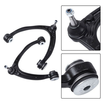 14pc For GMC Sierra 1500 2007-2013 Front Upper Lower Control Arms Wheel Hub 4WD