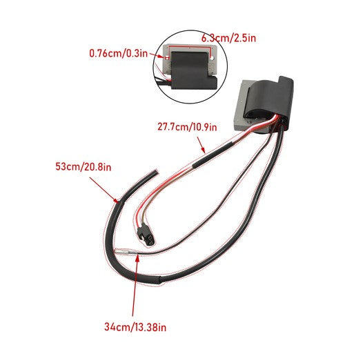 1012520 341cc Ignition Coil For Club Car DS Golf Cart 1984-1989