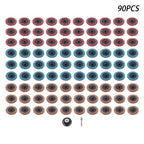 2 Inch Fine Medium and Coarse Quick Change Torque Sanding Discs Set - 90 Pack