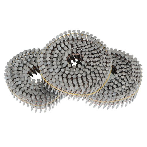 Full Round-Head Hot-Dipped Galvanized 3600× 1-1/4"× 0.092" Ring Coil Siding Nail