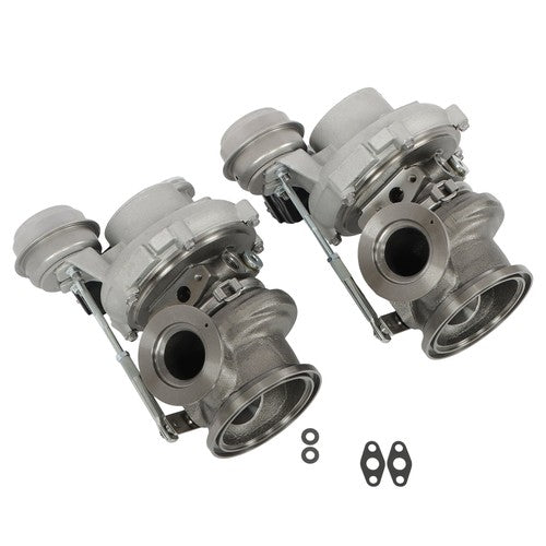 11657576985 2PCS Turbocharger for BMW 550i 650i 750i X5 X6 xDrive N63 4.4L V8