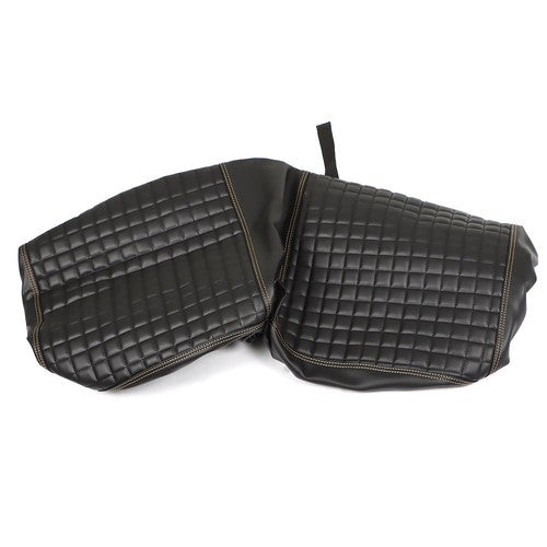 For Club Car Precedent Seat Cushion Black Golf Cart Diamond Seat Cover Kit