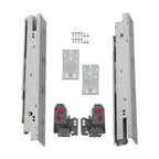 1 Pairs Undermount Drawer Slides 15 inch Undermount Soft Close Drawer Slides