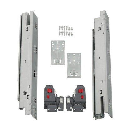 1 Pairs Undermount Drawer Slides 15 inch Undermount Soft Close Drawer Slides