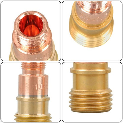 87PCS TIG Welding Torch Accessories Glass Cup Alumina Nozzle Stubby Gas Lens