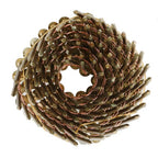 7200Pcs 1-3/4" �� 0.12" 15 Degree Coil Roofing Nail 3/8" Head Diameter Galvanized