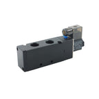 1/2" Inch Pneumatic 5 Way Directional Control Electric Solenoid Valve 12V DC