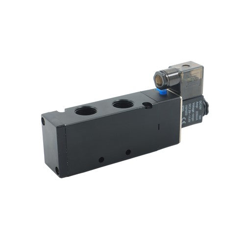 1/2" Inch Pneumatic 5 Way Directional Control Electric Solenoid Valve 12V DC